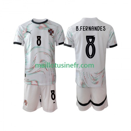 Maillot de Foot Portugal Bruno Fernandes 8 Extérieur 2025-26 - Enfant Maillot de Foot Portugal Bruno Fernandes 8 Extérieur 2025-26 - Enfant